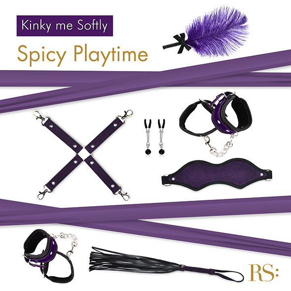 Kinky Me Softly Набір для BDSM Фіолетовий Rianne S.
