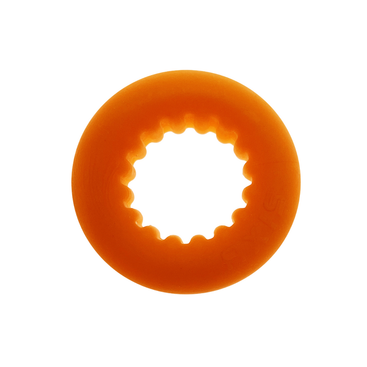 Oxballs - Axis Rib Griphold Cockring Ice Orange