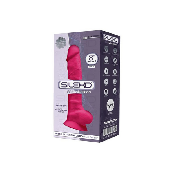 Silexd Vibrator 20 cm Vibration Fuchsia