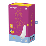 Stymulator łechtaczki Satisfyer Curvy 1+ White with App