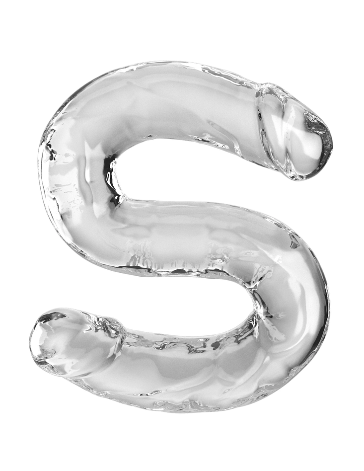 Pipedream King Cock Clear Double Dildo 18 Inch