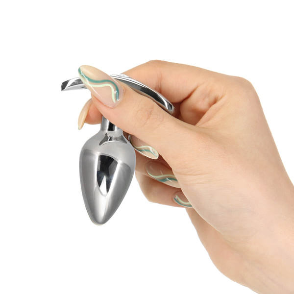 Непомітний сталевий анальний плуг PILLOW TALK