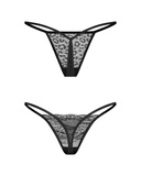 Clara 2-pack стрінги S/M Obsessive