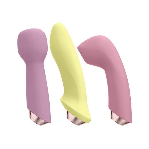 Вібратор 4в1 Marvelous Four Air pulse + Vibrator set Satisfyer