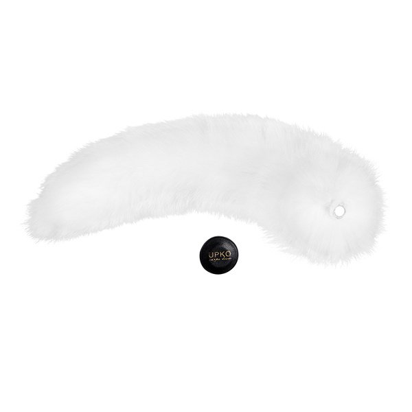 Odczepiany metalowy korek z lisim ogonem Upko Fox Fur Tail Small Butt Plug