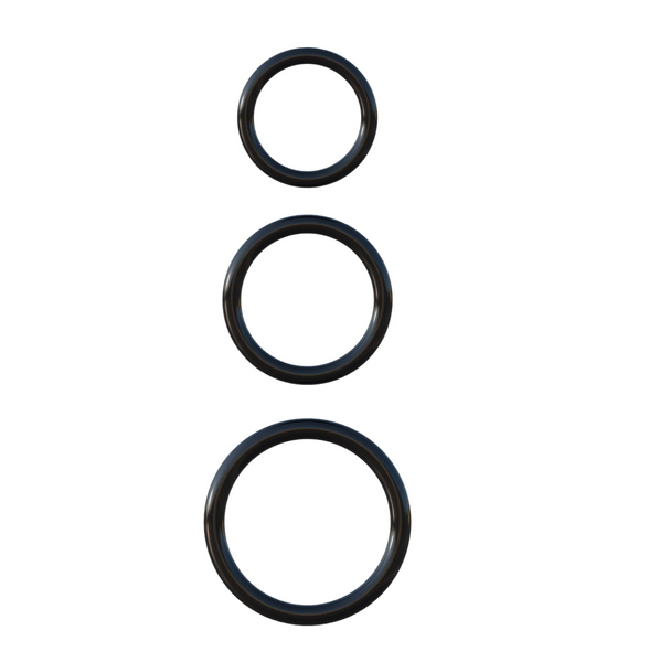Zestaw pierścieni Fantasy C-Ringz Silicone 3-Ring Stamina Set