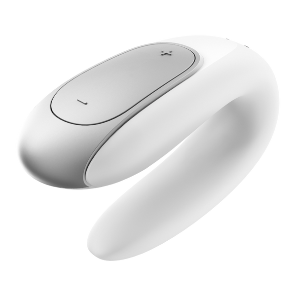 Wibrator dla par Satisfyer Double Fun White