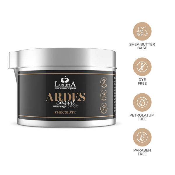 Świeca Luxuria Ardes Massage Candle Chocolate 80Ml IntimateLine