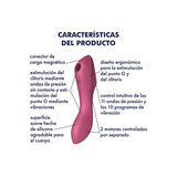 Wielofunkcyjny wibrator Curvy Trinity 3 red Satisfyer