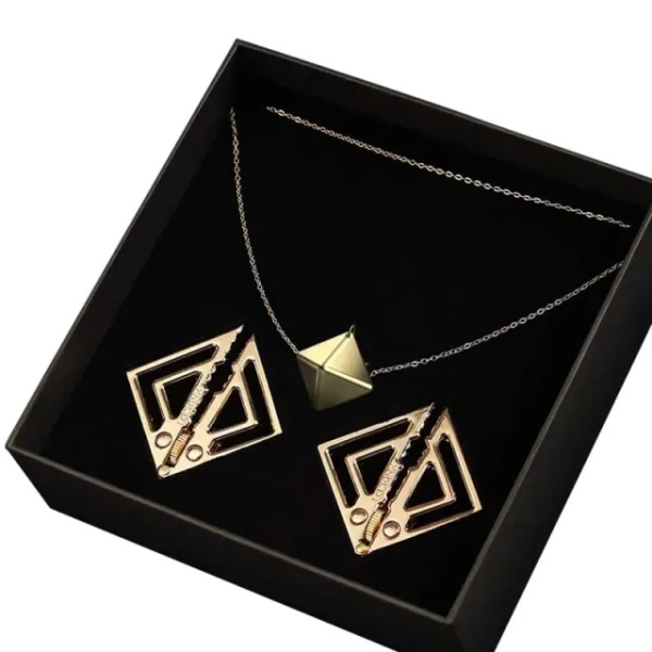 Zaciski Nipple Clamps With Heavy Pendant Gold LOCKINK