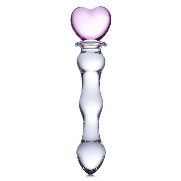 Dildo z zakończeniem w kształcie serca Glas Sweetheart Glass Dildo