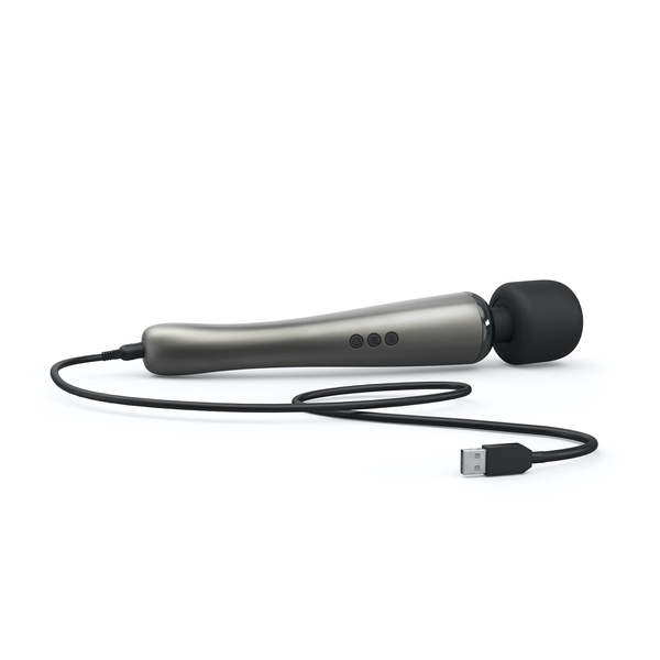 Wibrator różdżka Megawand Chrome Silver Dorcel