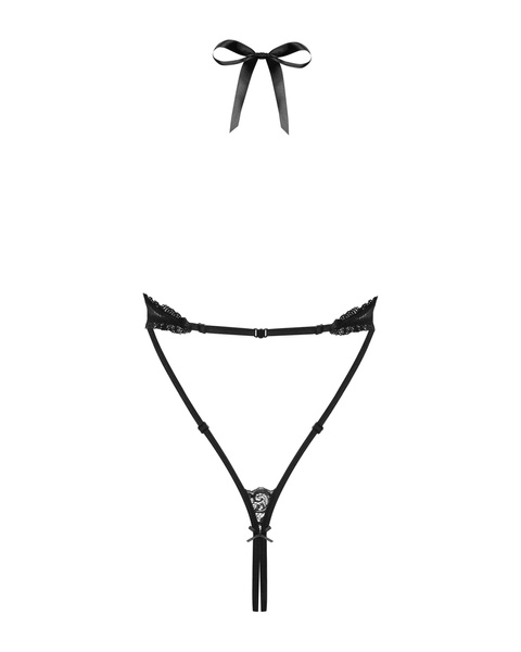 830-Ted-1 Боді чорні L/XL Obsessive