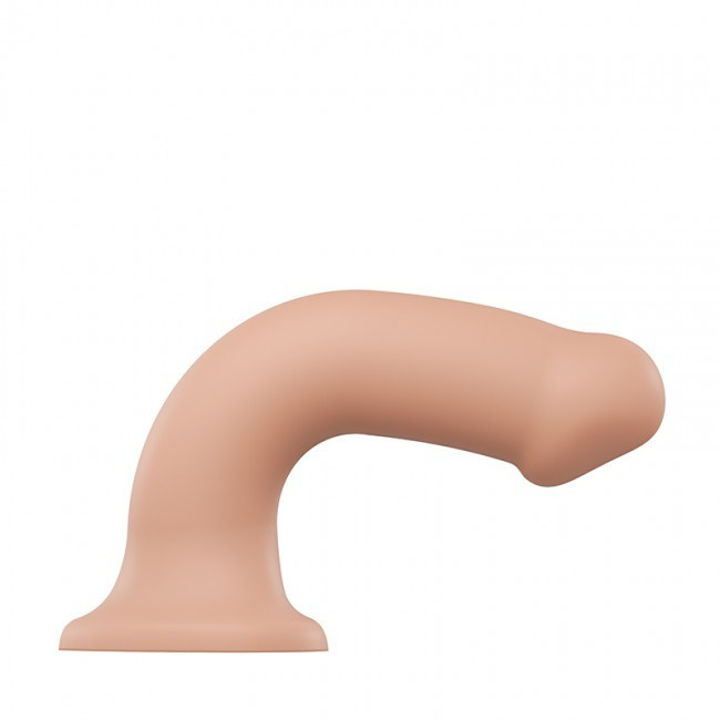 Wyjątkowo miękkie dildo Strap-on-me Silicone Bendable Dildo Double Density XL Vanilla