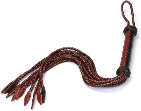 Bat Wine Red And Black Leather Cat O Nine Tails Liebe Seele