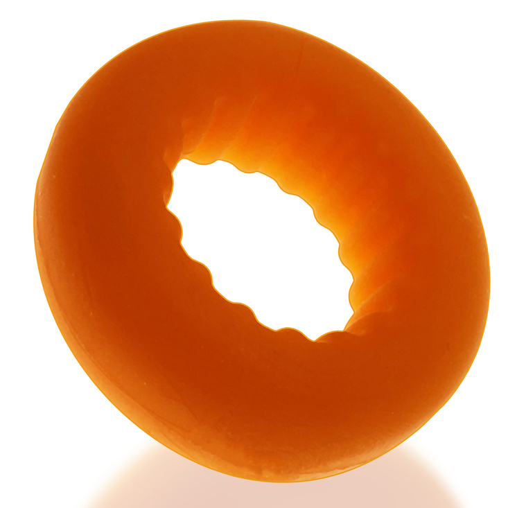 Oxballs - Axis Rib Griphold Cockring Ice Orange