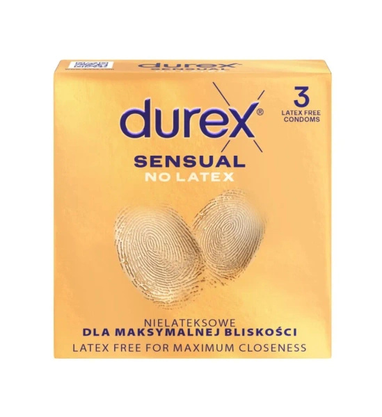 Durex prezerwatywy Sensual No Latex 3 szt