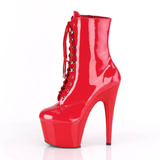 Botki na platformie Adore-1020 Red Pat/Red 9 (40) Pleaser