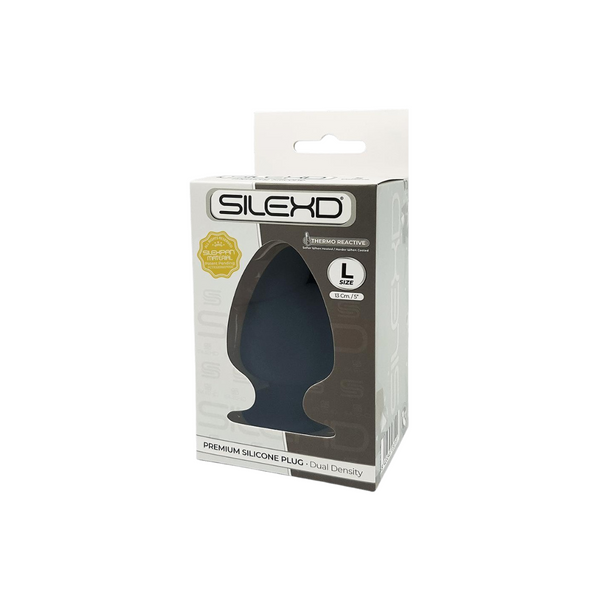 Silexd Korek Analny Plug Model 1 L 13 cm Black