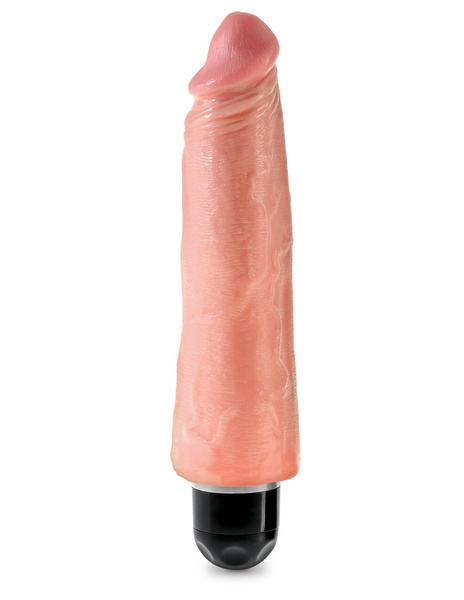 Kink Cock 8' Vibrating Stiffy Flesh realistyczny wibrator cielisty 20cm