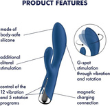 Wibrator króliczek Spinning Rabbit 1 Blue Satisfyer