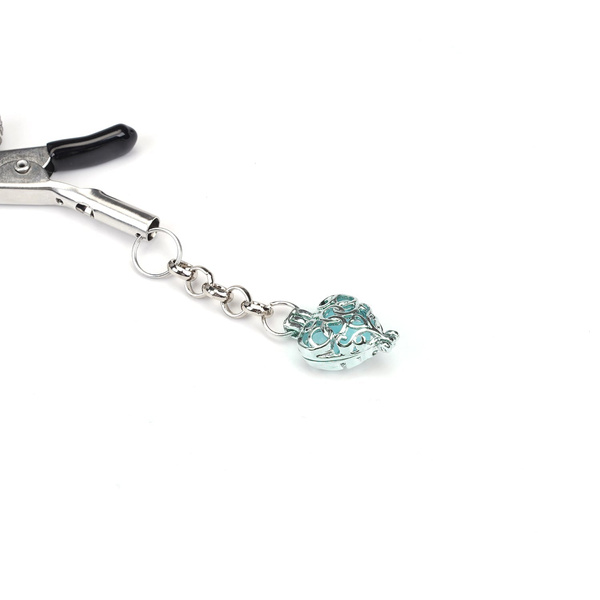 Klamerki Na Sutki Glow-In-Dark Nipple Clamps Liebe Seele