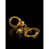 Metal Cuffs Fetish Fantasy Gold 