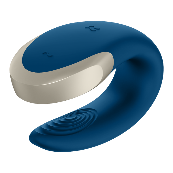 Wibrator dla par Double Love Blue Satisfyer