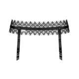 Wąski Koronkowy Pas Do Pończoch Gb308 Garter Belt Black L/Xl Misso