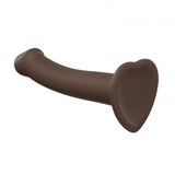 Strap-on-me Silicone Bendable Dildo Double Density L Chocolate