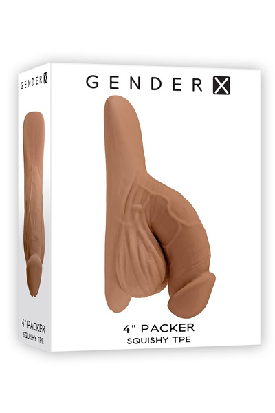 Gender X 4 Inch Packer Mocca Flesh 