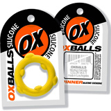 Pierścień erekcyjny [SIL] SPINNER Cockring Yellow Oxballs