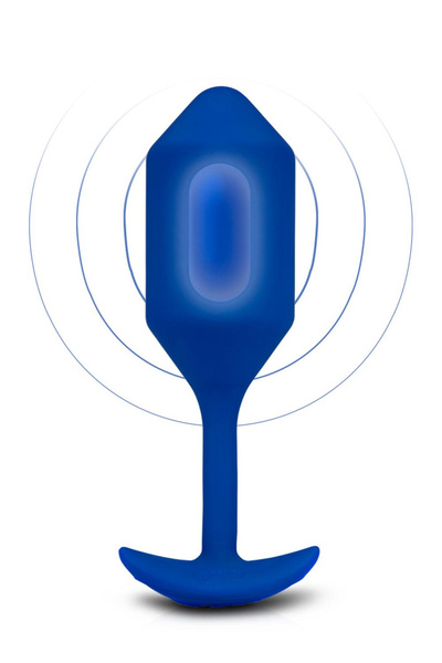 Vibrating Snug Plug 4 Navy b-Vibe