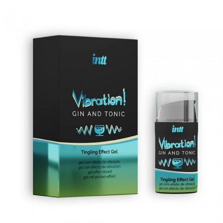 intt żel stymulujący VIBRATION! Gin & Tonic 15 ml