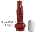 Dildo Horse II Blood Red Soft Vac 4XL Mr Hankeys 