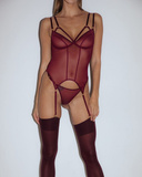 Alita Burgundy Body Xs/S Promees