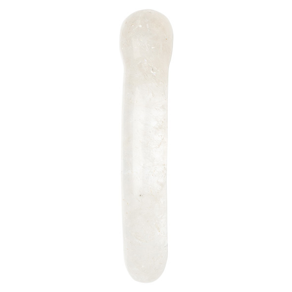 Dildo do punktu G z czystego kwarcu La Gemmes G Curve Clear Quartz