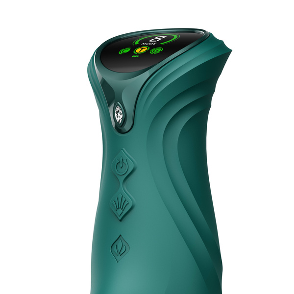 Вібратор кролик Mose 2 Turquoise Green Zalo