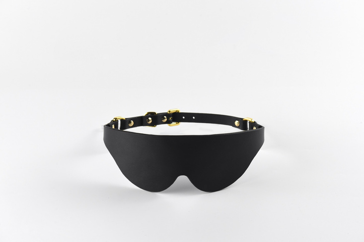 Skórzana opaska na oczy Upko Leather Blindfold