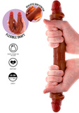 Подвійне ділдо Toyjoy Get Real Silicone Foreskin Double Dong 35Cm TOYJOY