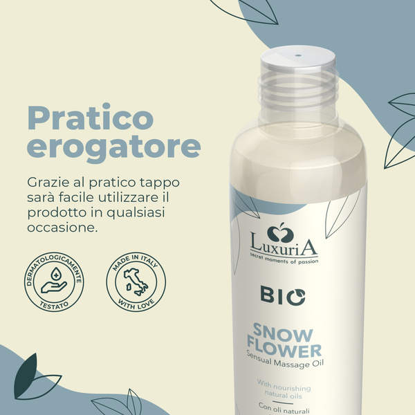 Масло для масажу Luxuria Bio Oil Snow Flower 100 мл IntimateLine