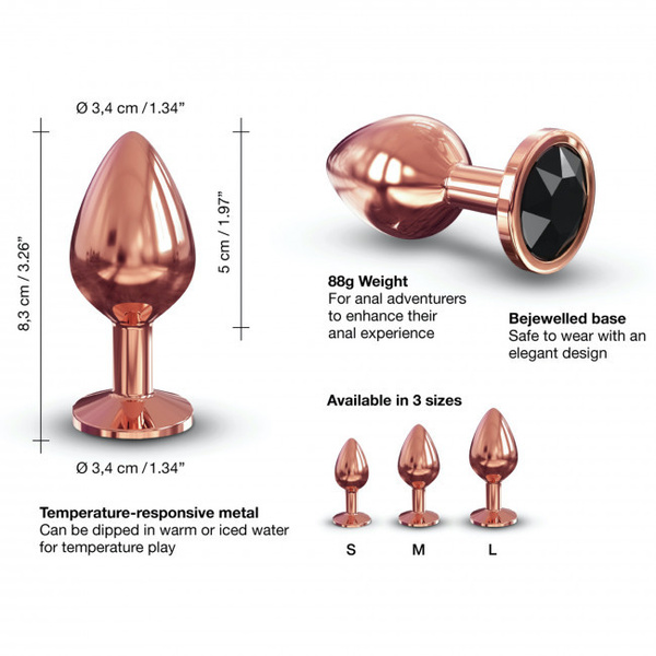 Dorcel Diamond Plug Rose Gold M