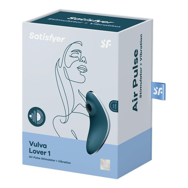 Clitoral Stimulator Vulva Lover 1 Blue Satisfyer