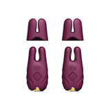 Vibrating Nipple Clamps Nave Velvet Purple Zalo