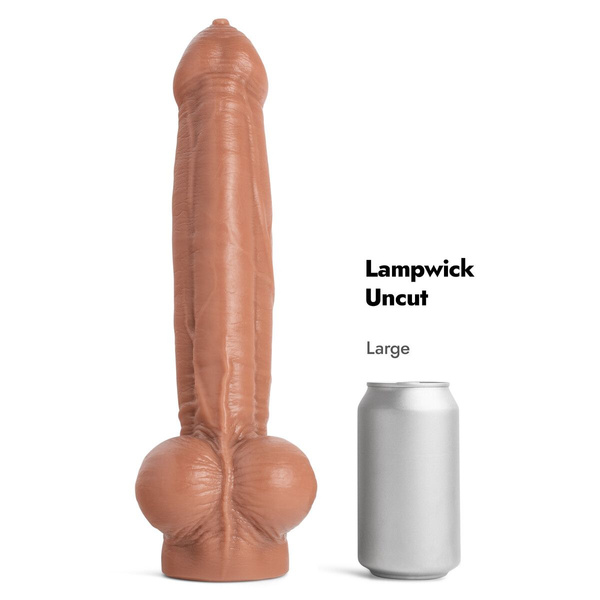 Dildo Lampwick Uncut Soft Tan Vac XXL Mr Hankeys 