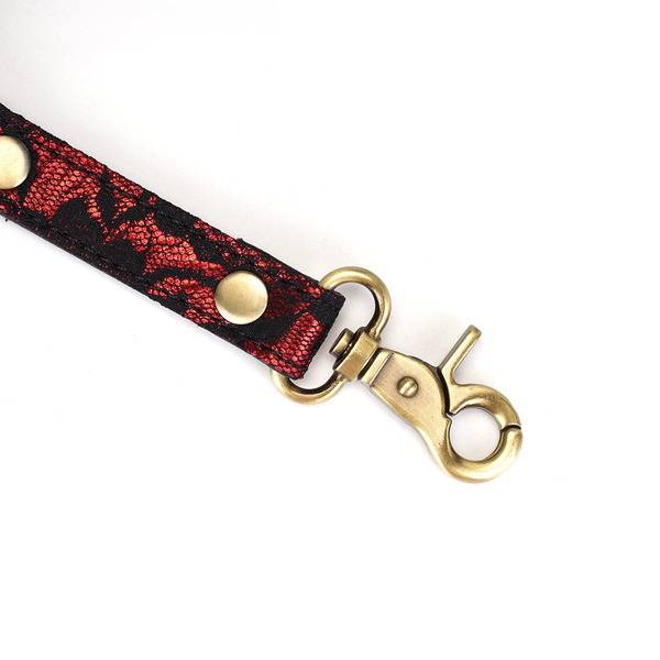 Liebe Seele Victorian Garden Lace and PU Hogtie