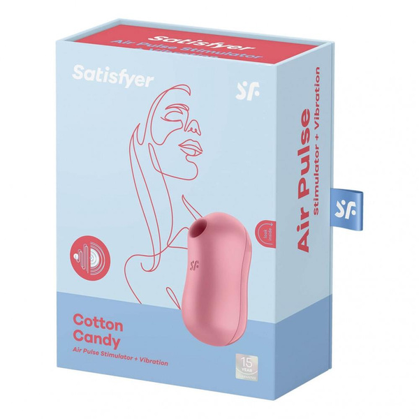 Стимулятор клітора Cotton Candy Light Red Satisfyer
