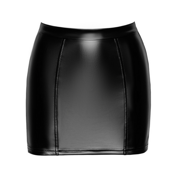 Skirt F341 Corset Mini Skirt S Noir Handmade