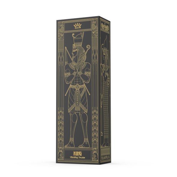 Wibrator King Vibrating Thruster Obsidian Black Zalo