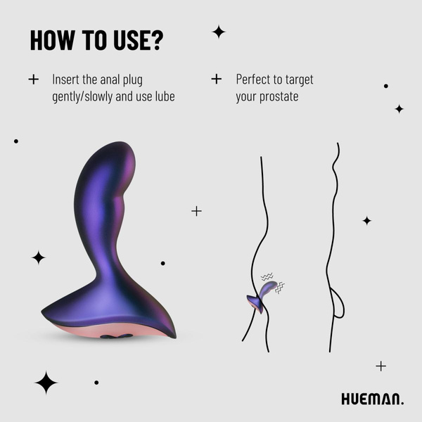 Wibrator Intergalactic Anal Vibrator Hueman